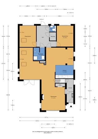 Floorplan - Jogchem Alberdaweg 9, 8411 WD Jubbega
